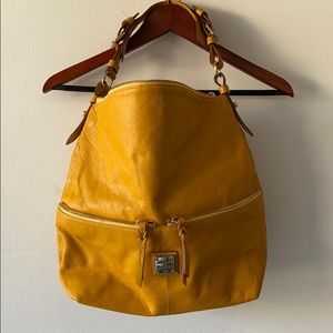 Dooney & Bourke messenger mustard yellow bag